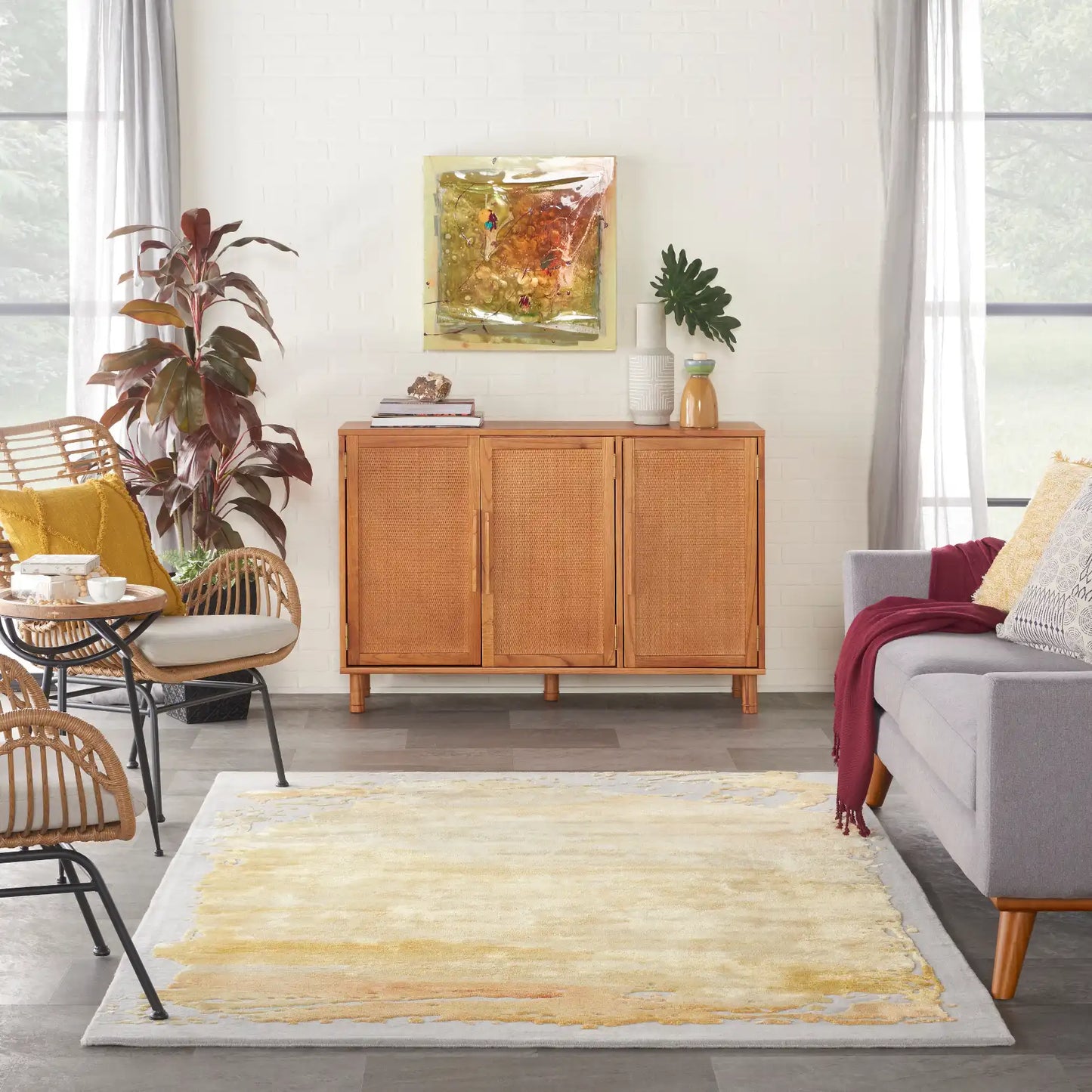 Prismatic PRS19 Grey Gold Rug RS
