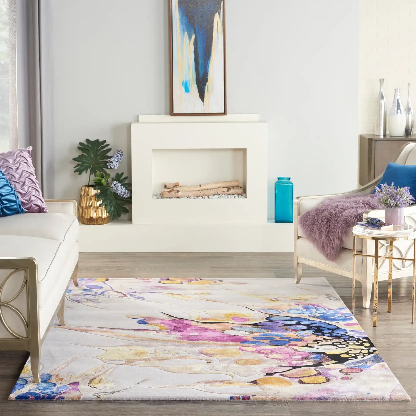 Prismatic PRS20 grey Lilac Multi Rug RS