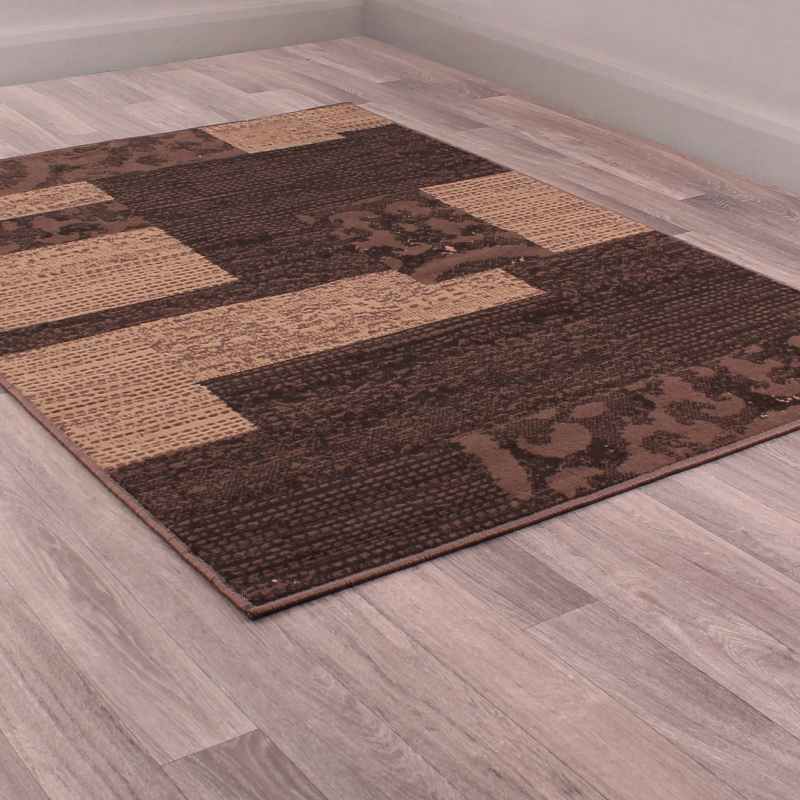 Patch Rugs Philippines Patch Block Rugs in Chocolate by Rugstyle – The Rug Seller