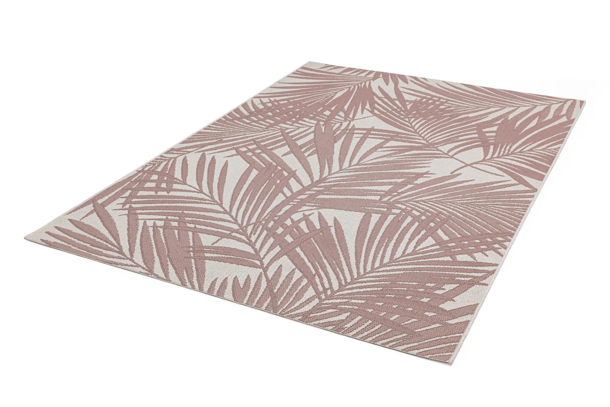 Asiatic patio pat21 pink palm Pink Outdoor  Striped Rug.