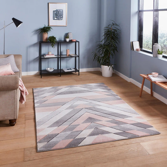 Pemboke G2075 Grey Rose Rug RS