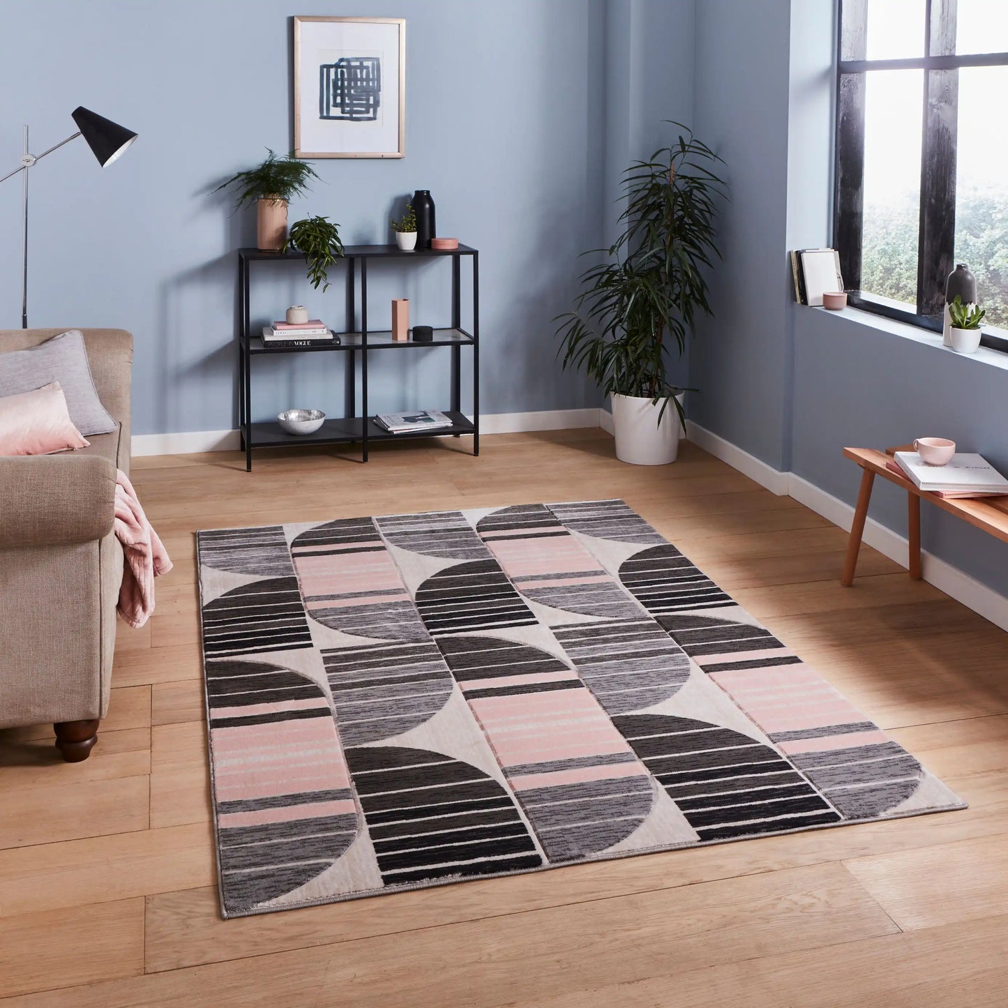 Pemboke HB33 Grey Rose Rug RS
