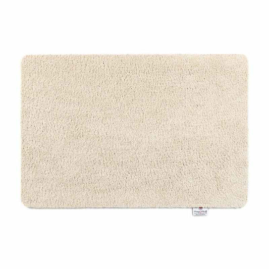 Plain Fleck Washable Hug Rug Doormat in Beige