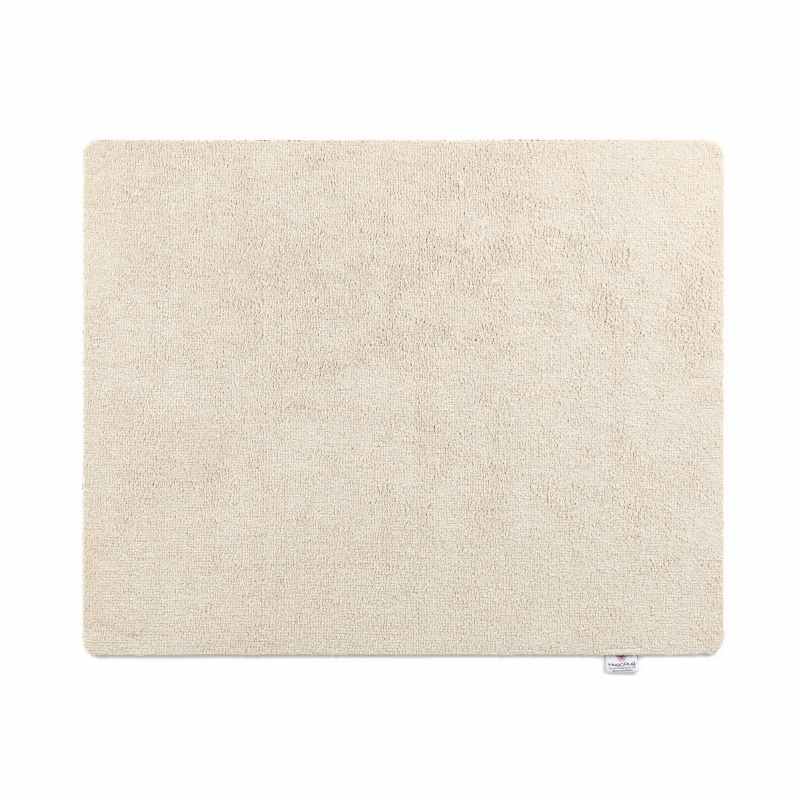 Plain Fleck Washable Hug Rug Doormat in Beige