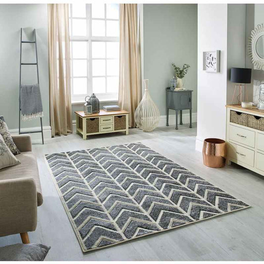Portland Rugs 5603 W in Grey