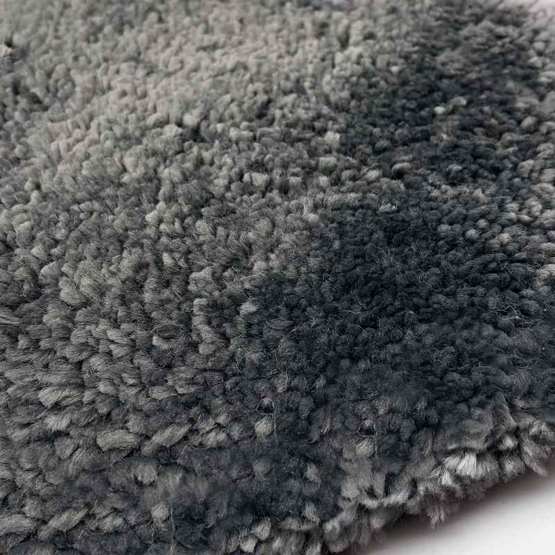 Luxe Tapi Premium Washable Runner Rug in Charcoal Grey