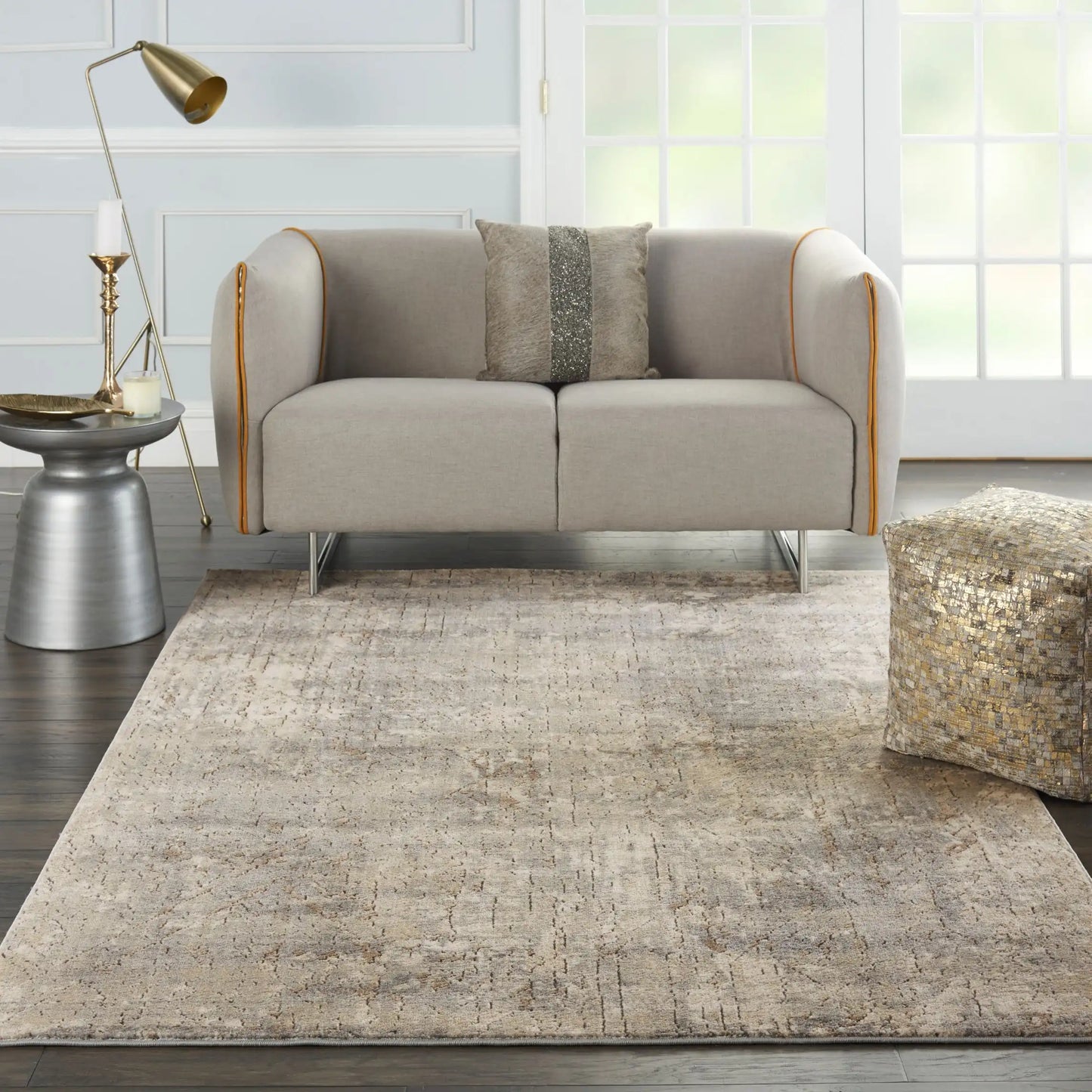 Quarry QUA03 Beige Grey Rug RS