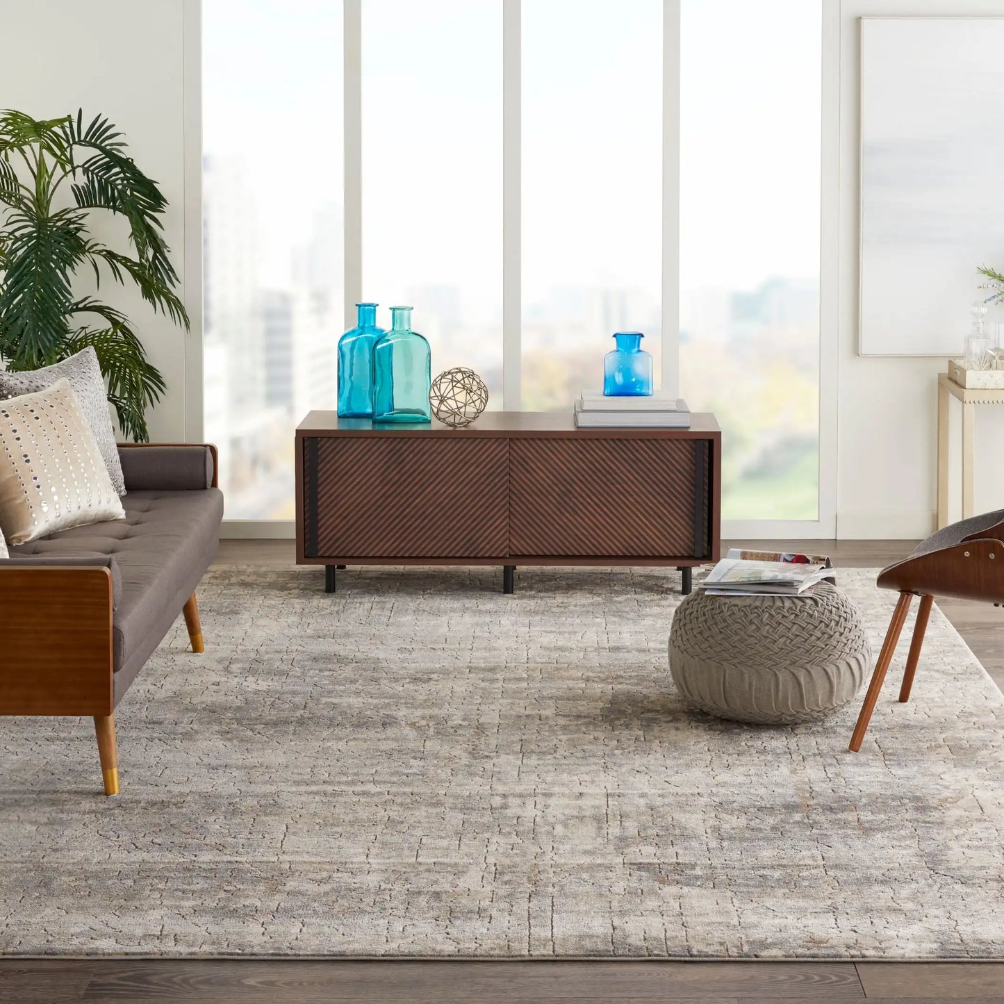 Quarry QUA03 Beige Grey Rug RS