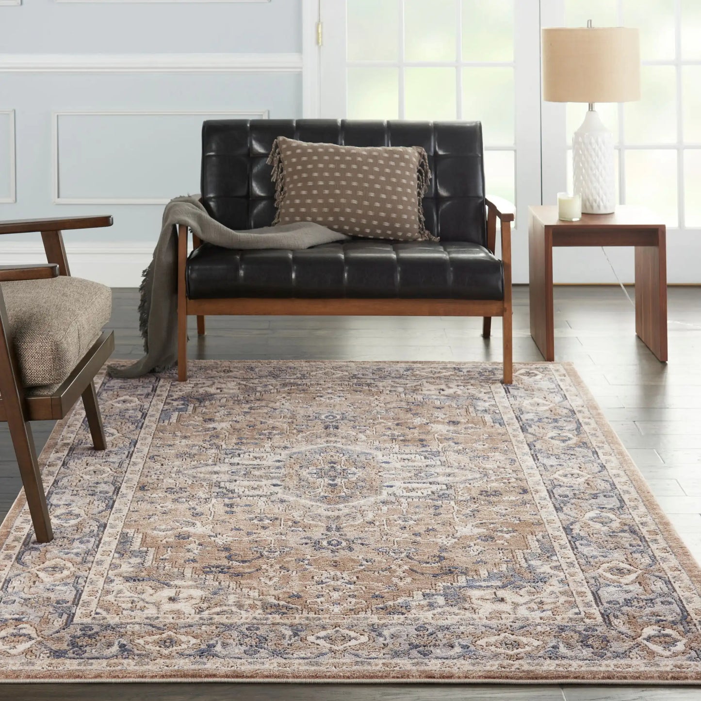 Quarry QUA05 Beige Grey Rug RS