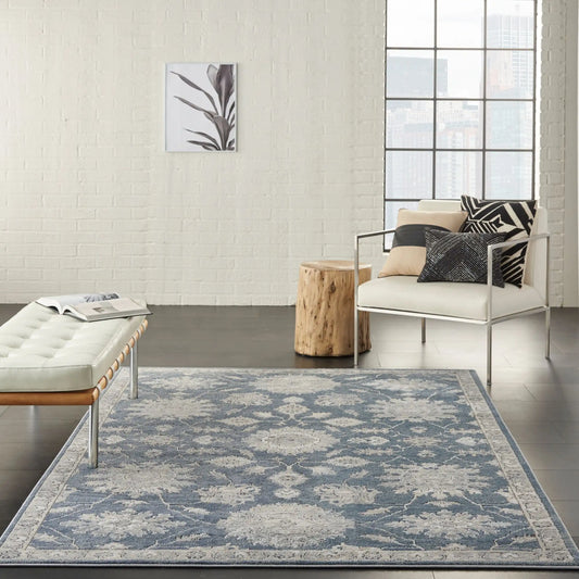 Quarry QUA06 Blue Beige Rug RS