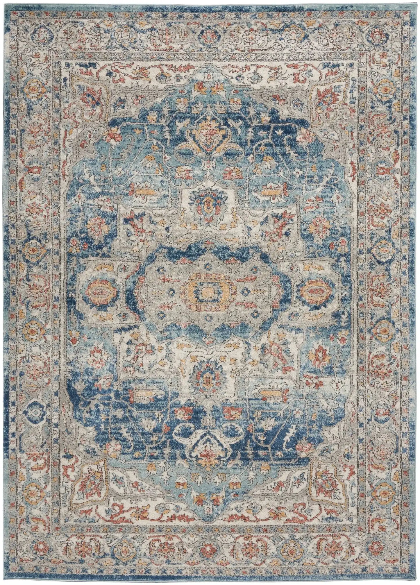 Quarry QUA11 Ivory Blue Rug RS