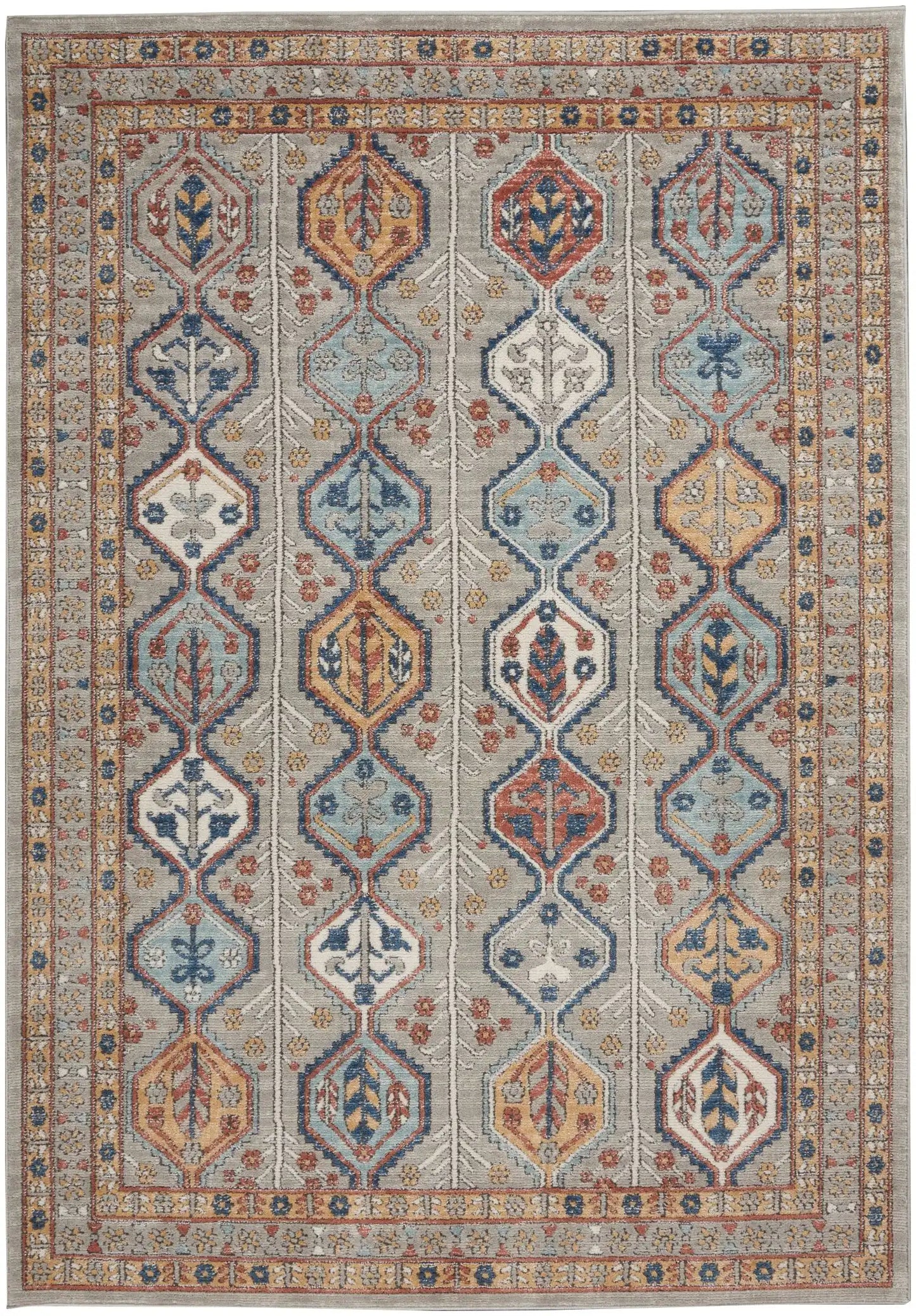 Quarry QUA15 Grey Multi Rug RS