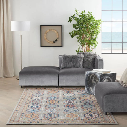 Quarry QUA15 Grey Multi Rug RS