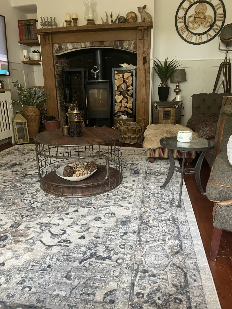 Quarry QUA05 Ivory Grey Rug RS