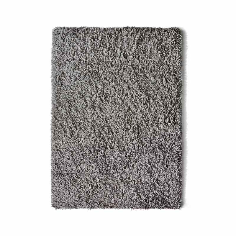 Imperial Shaggy Wool Rugs in Dove Grey
