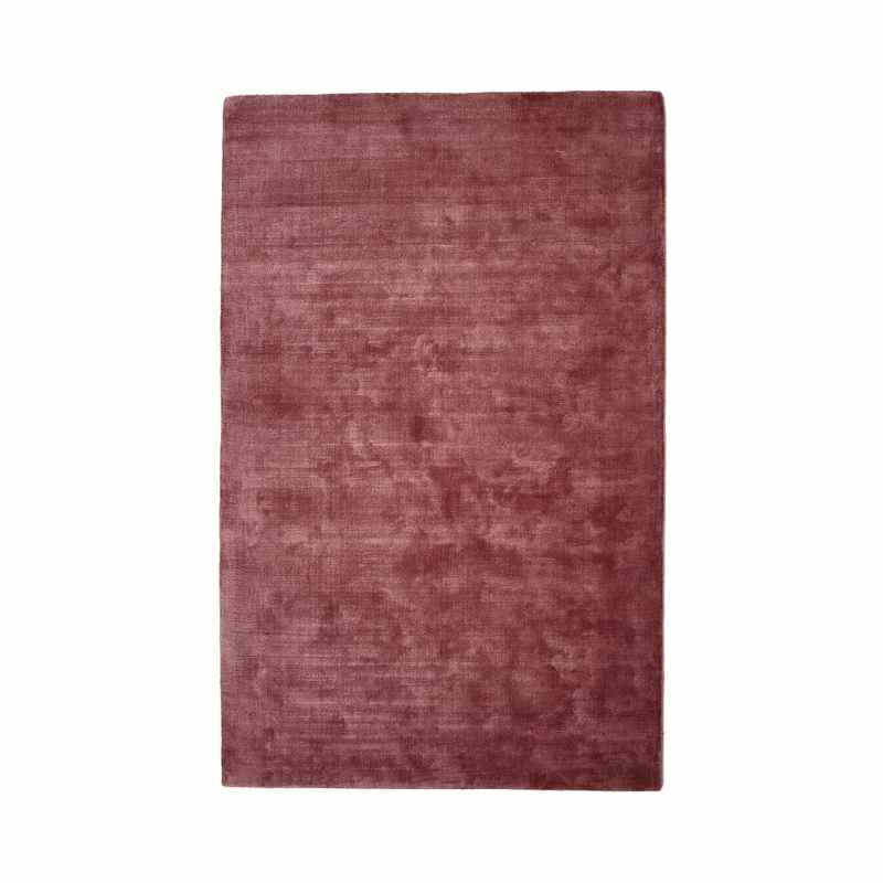 Karma Plain Viscose rugs in Tuscan Rose