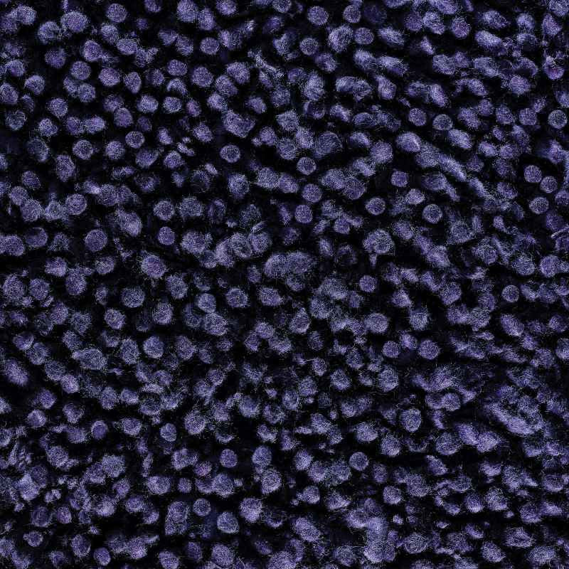 Maine Shaggy Wool Rugs in Midnight