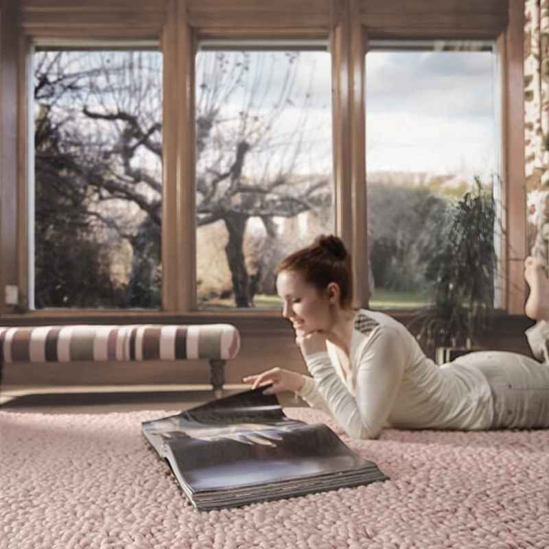 Union Wool Rugs in Nude