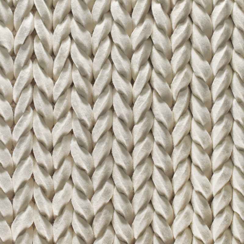 Urbane Felted Wool Rugs in Ivory
