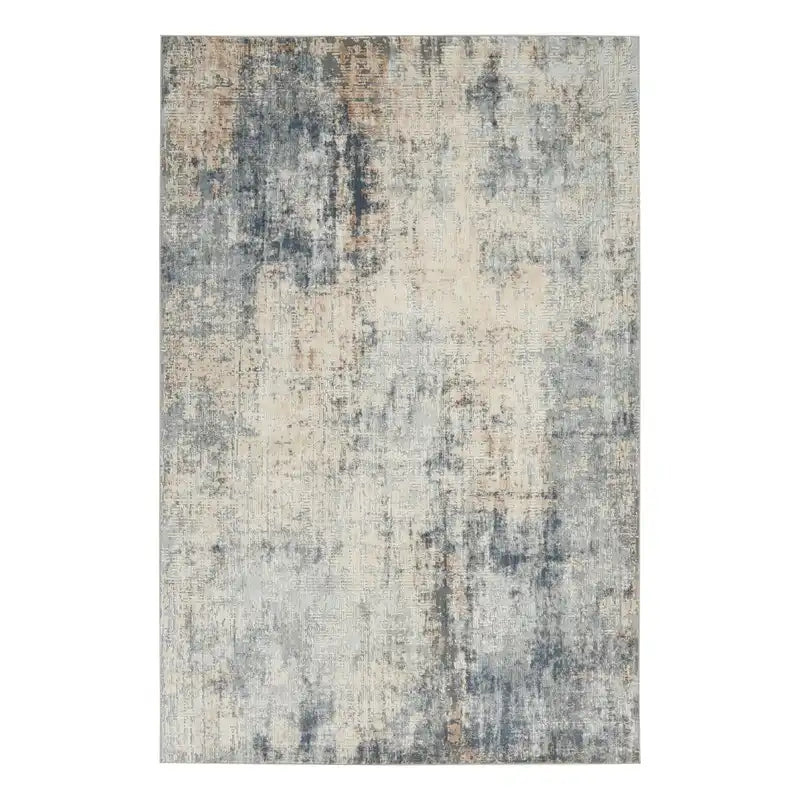 Rustic Textures RUS01 Grey Beige Rug RS