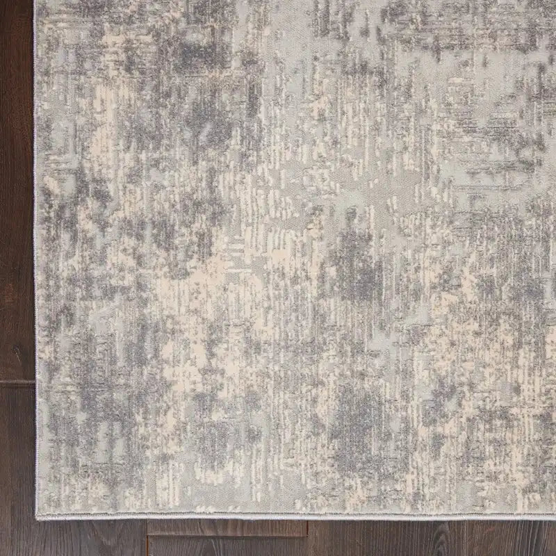 Rustic Textures RUS01 Ivory Silver Rug RS