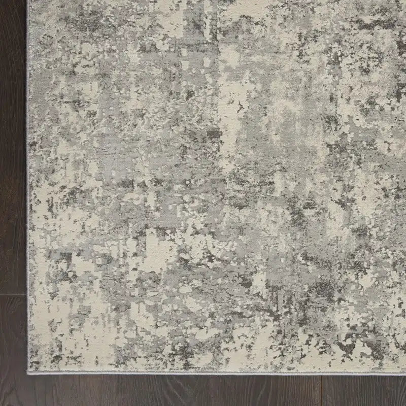 Rustic Textures RUS07 Grey Beige Rug RS