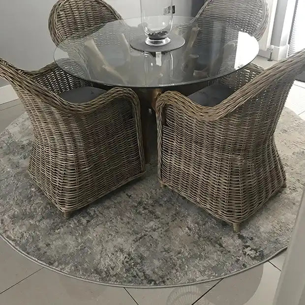 Rustic Textures RUS07 Grey Beige Rug RS