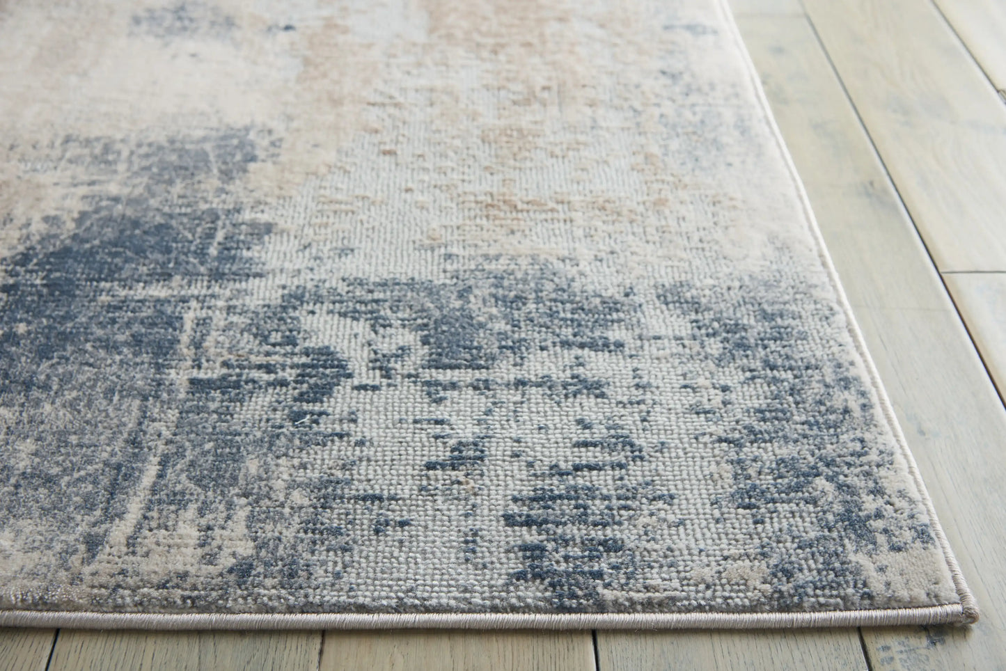 Rustic Textures RUS02 Beige Grey Rug RS