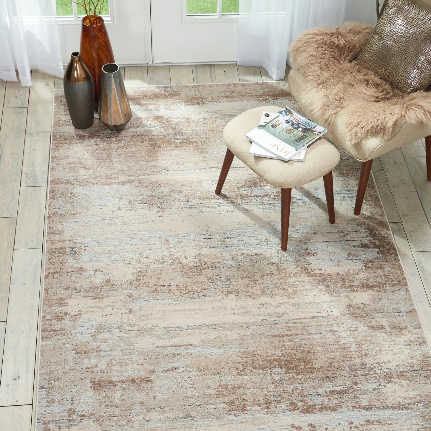 Rustic Textures RUS03 Beige Rug RS
