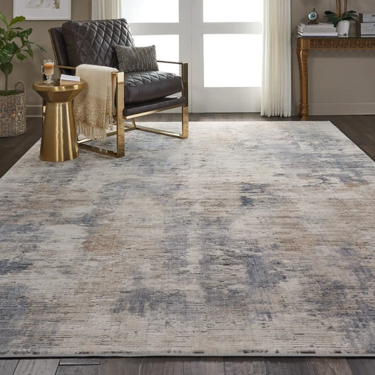 Rustic Textures RUS05 Beige Grey Rug RS