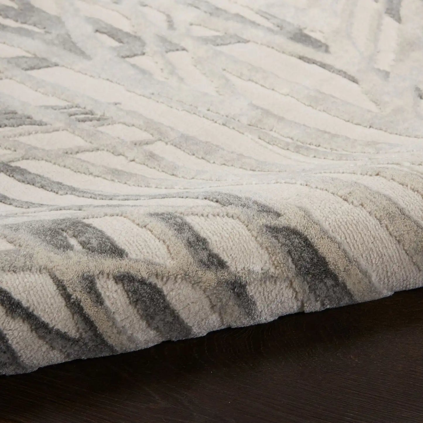 Rustic Textures RUS17 Ivory Grey Rug RS