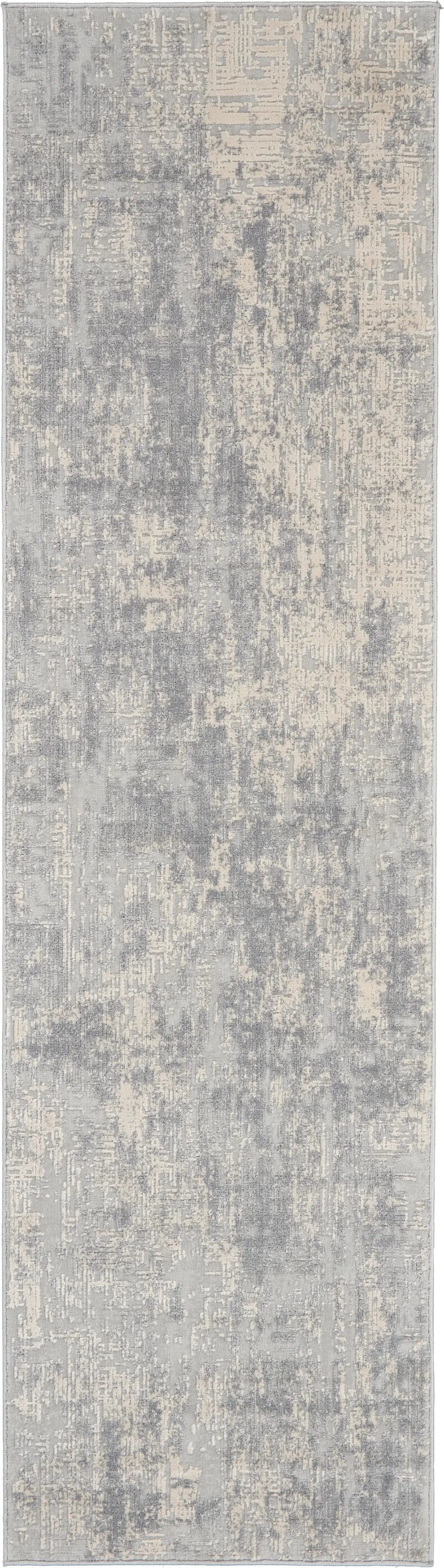 Rustic Textures RUS01 Ivory Silver Rug RS