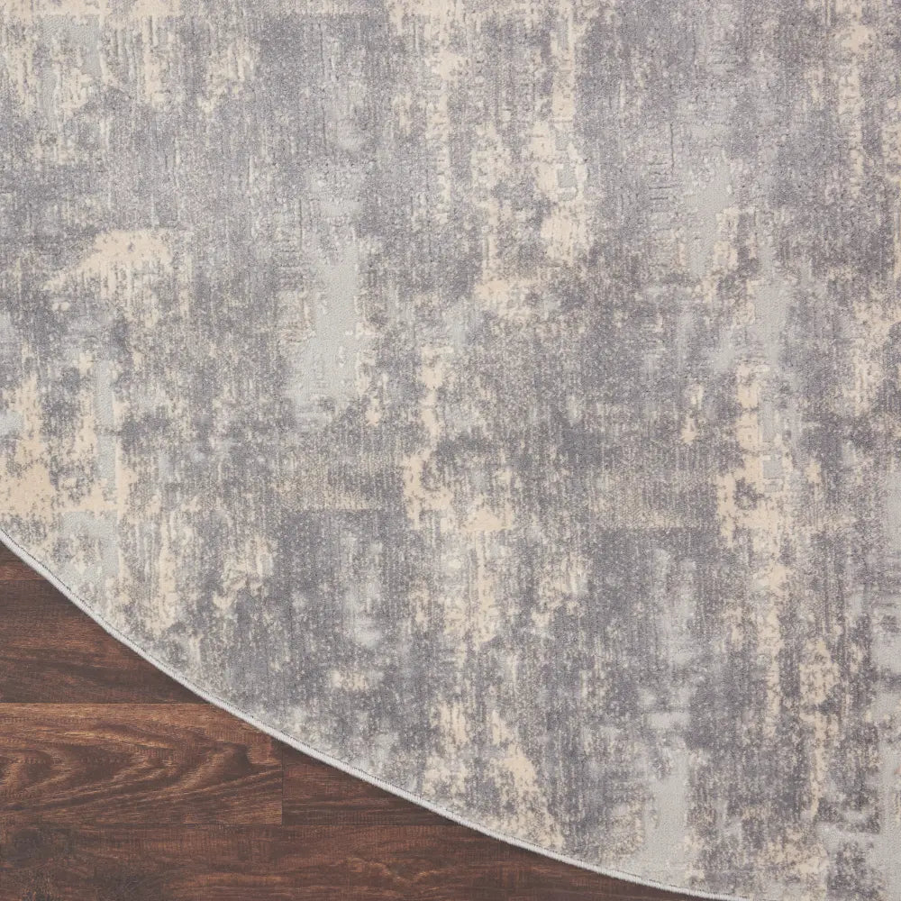 Rustic Textures RUS01 Ivory Silver Rug RS