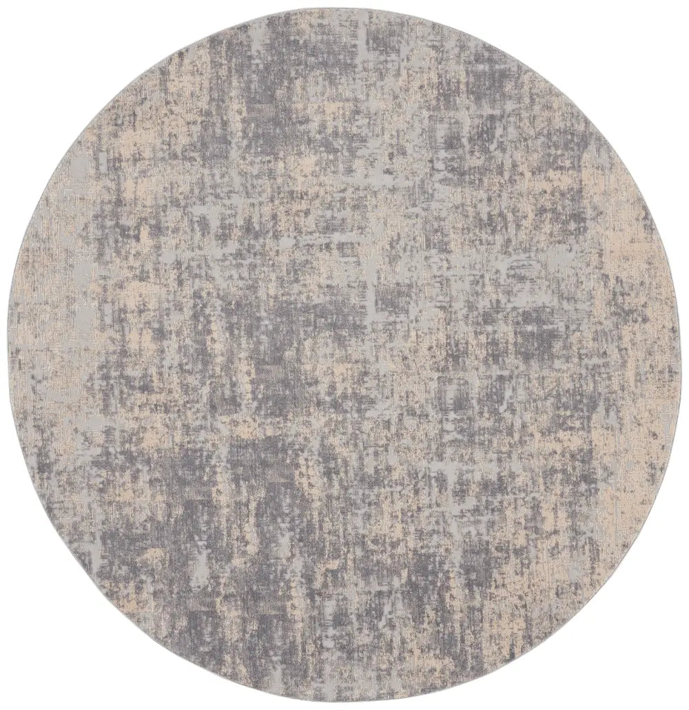 Rustic Textures RUS01 Ivory Silver Rug RS