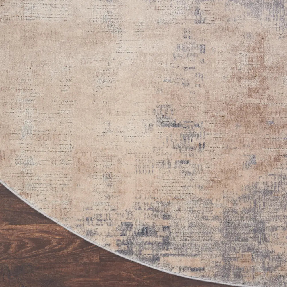 Rustic Textures RUS02 Beige Grey Rug RS