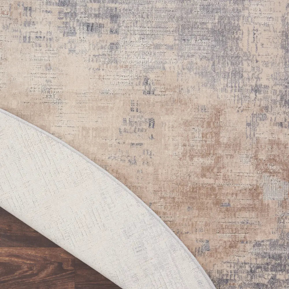 Rustic Textures RUS02 Beige Grey Rug RS