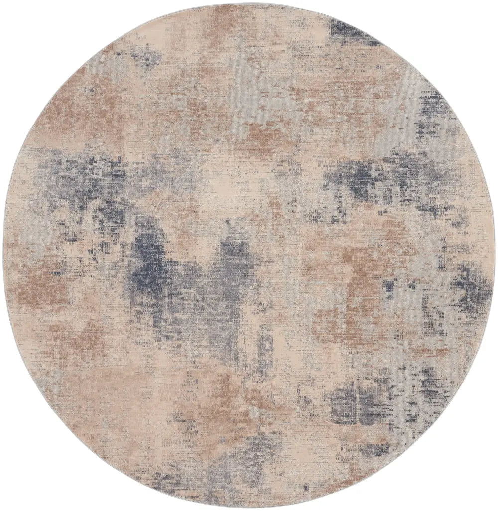 Rustic Textures RUS02 Beige Grey Rug RS