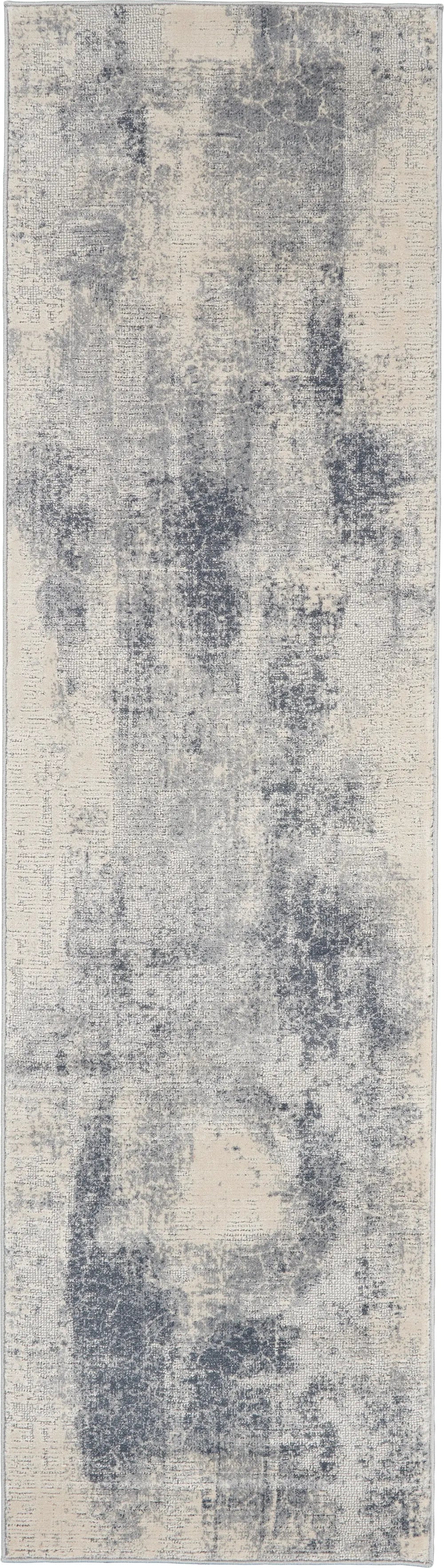 Rustic Textures RUS02 Blue Ivory Rug RS