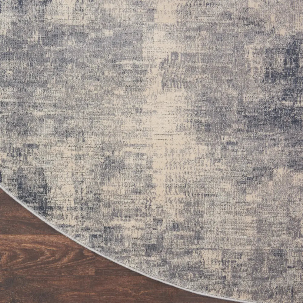 Rustic Textures RUS02 Blue Ivory Rug RS