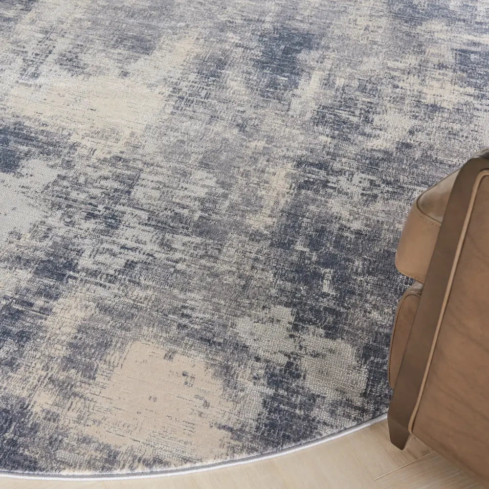 Rustic Textures RUS02 Blue Ivory Rug RS
