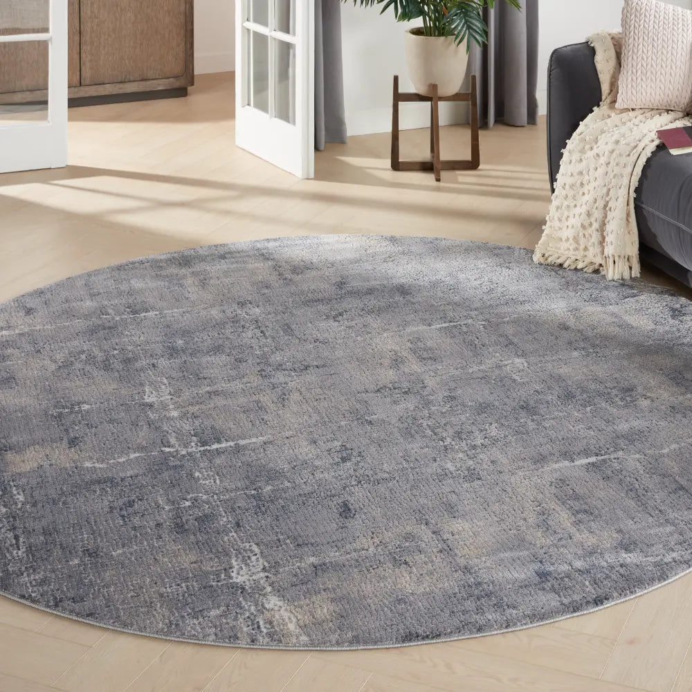 Rustic Textures RUS06 Grey Beige Rug RS