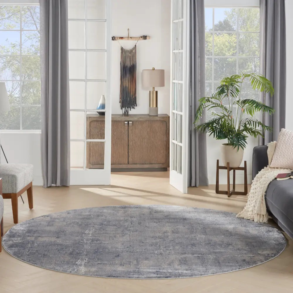 Rustic Textures RUS06 Grey Beige Rug RS