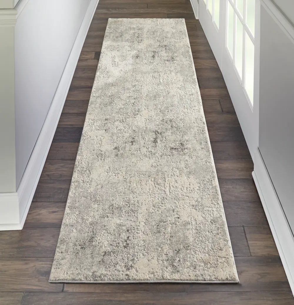 Rustic Textures RUS07 Grey Beige Rug RS
