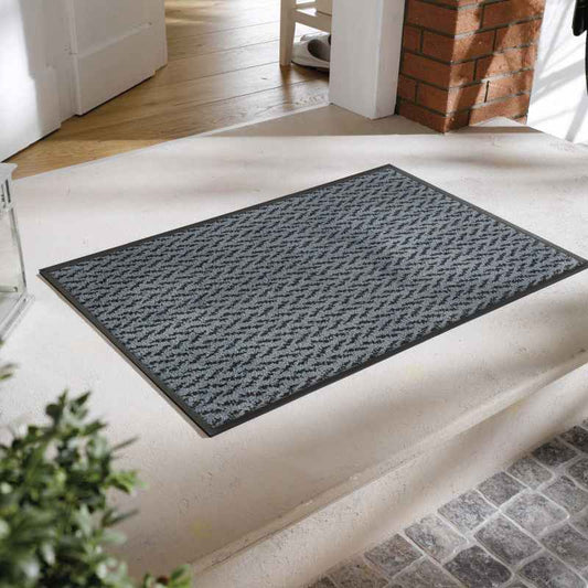 Revive Duo Washable Floor Mats in Denim