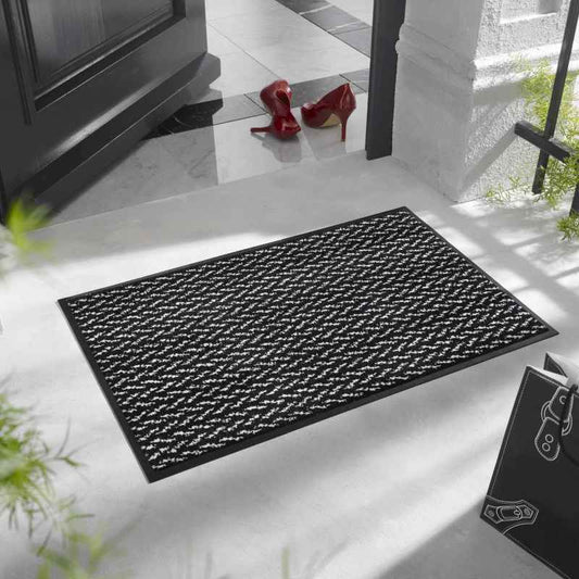 Revive Duo Washable Floor Mats in Pepper