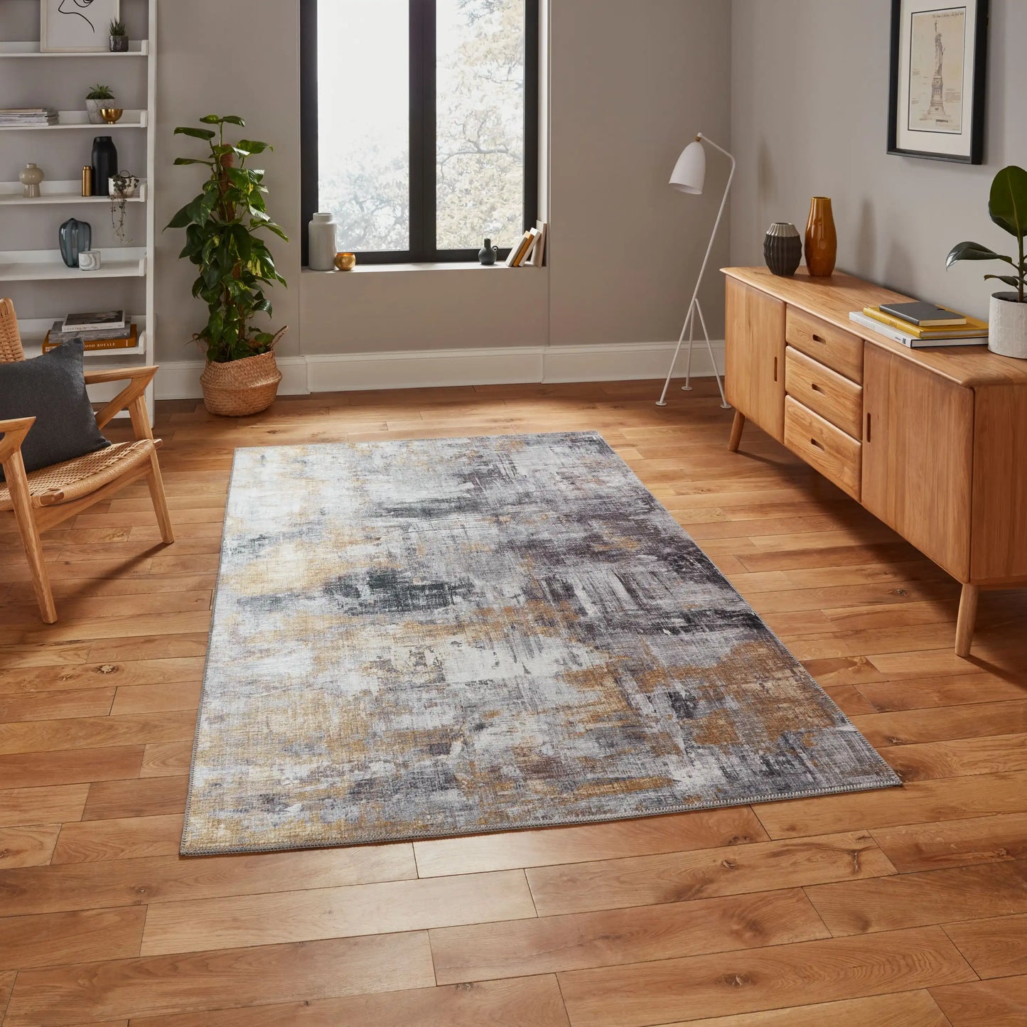 Rio G4719 Grey Yellow Rug RS