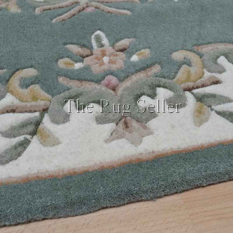 Royal Aubusson Traditional Wool rugs in Green