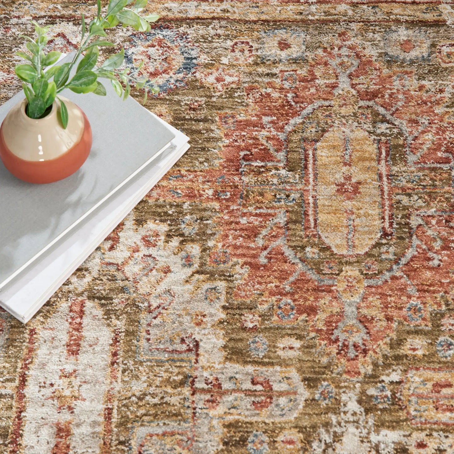 Sahar SHR01 Green Rug RS