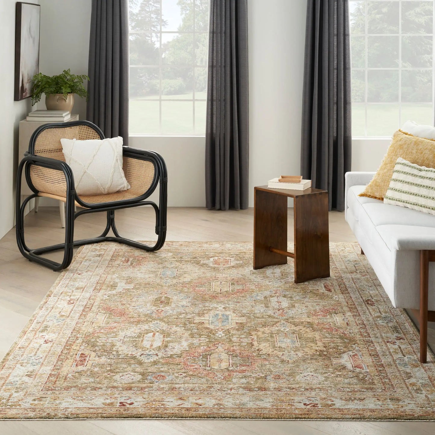 Sahar SHR01 Green Rug RS