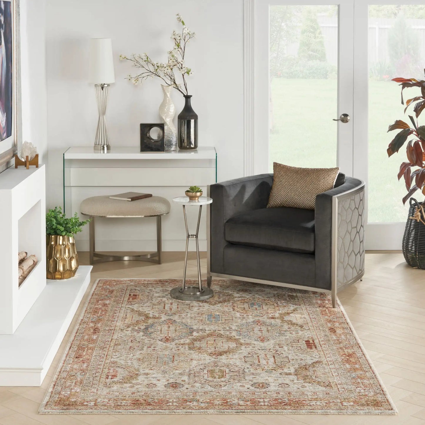 Sahar SHR01 Ivory Multi Rug RS